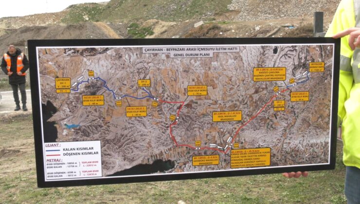 Beypazarı’nın Su Altyapısı Güçleniyor: 3 Noktada Dev Yatırım Ayda 259 Bin Metreküp Su Getirecek