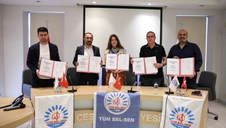 Çeşme Belediyesi, Tüm Bel-Sen ile Toplu İş Sözleşmesini İmzaladı