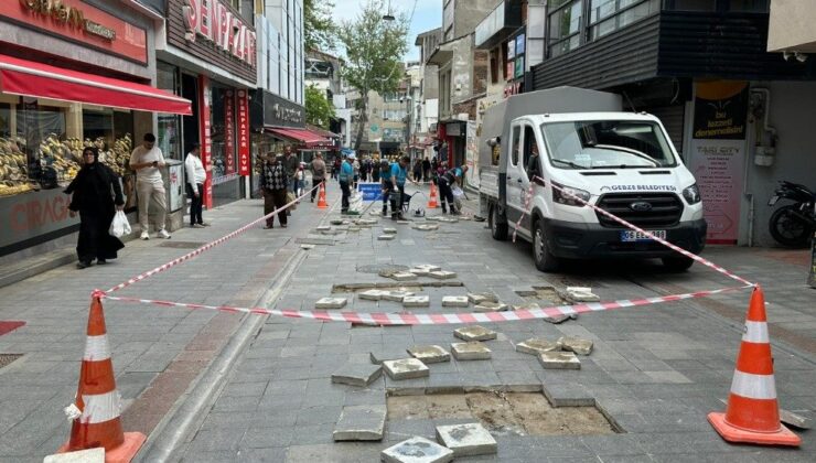 Eskiçarşı’da Parke Yenileme Çalışması