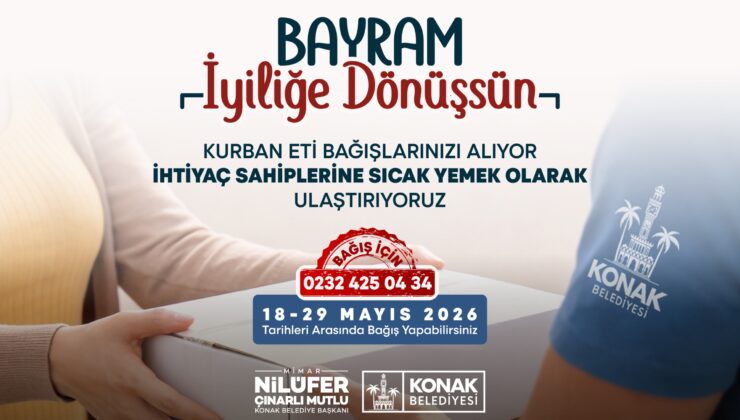 Konak’ta Dayanışma Geleneği Bu Bayram da Devam Ediyor