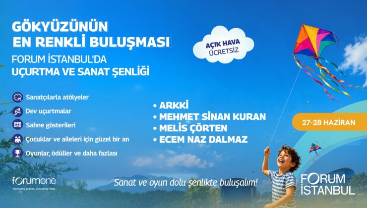 Forum İstanbul’da Uçurtma ve Sanat Şenliği İle Renkli Bir Okul Kapanışı