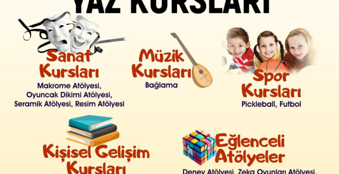Ürkmez’de Yaz Bir Başka Güzel: 18 Branşta Kurslar İçin Geri Sayım Başladı