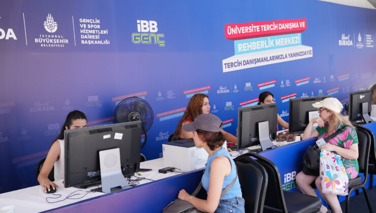 İBB YKS TERCİH DÖNEMİNDE GENÇLERİN YANINDA