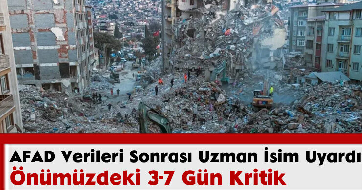 Uzman İsim Uyardı:Önümüzdeki 3-7 Gün Kritik