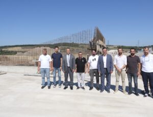 Başkan Vekili Lütfü Obuz Asfalt Plent Tesisindeki Çalışmaları İnceledi