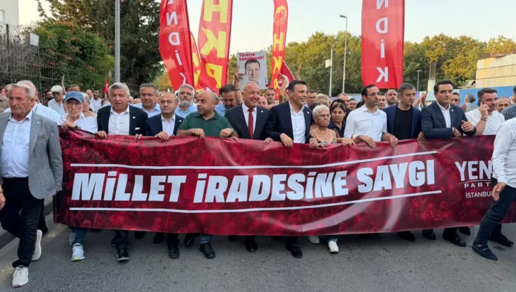 Çekmeköy’de Siyasi Gerilim: YENİ Parti’den “Millet İradesine Saygı” Yürüyüşü
