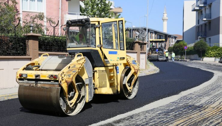Göktürk 1. Safir Sokak’ta Asfalt Yenileme Çalışması