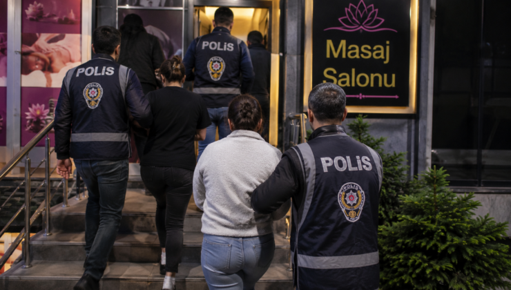 Masaj Salonlarına Operasyon: 6 Şüpheli Gözaltına Alındı