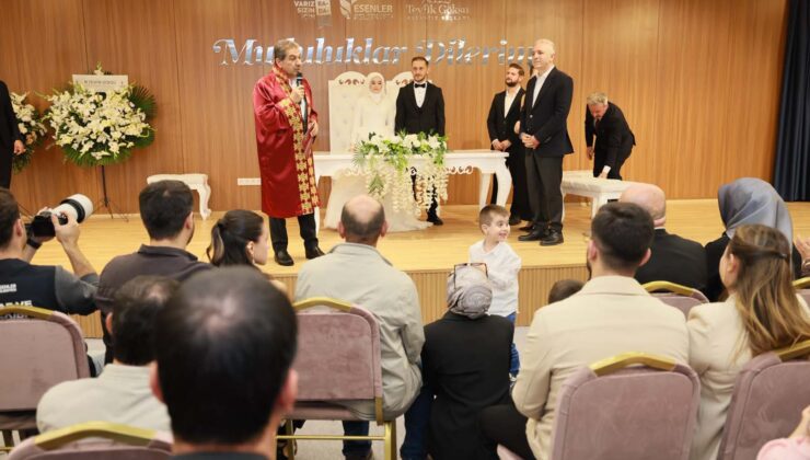 Esenler’de Çiftlere Ücretsiz Nikâh Hatırası
