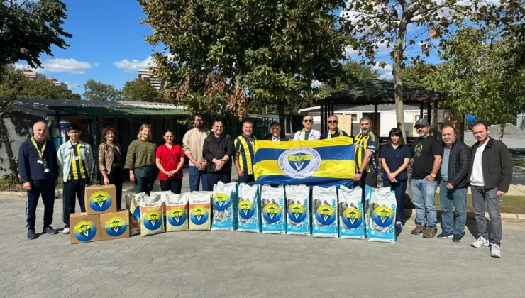 Fenerbahçeli Veteriner Hekimler Derneği’nden Bakırköy Belediyesi’ne 1 Ton Mama Desteği