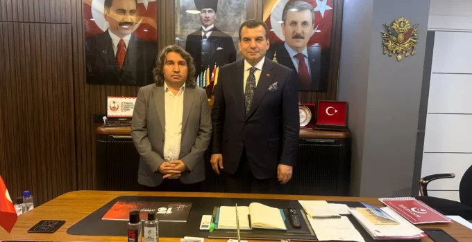 Gazeteci ve Belgesel Yönetmeni Adnan Deniz’den BBP İl Başkanlığı’na Ziyaret