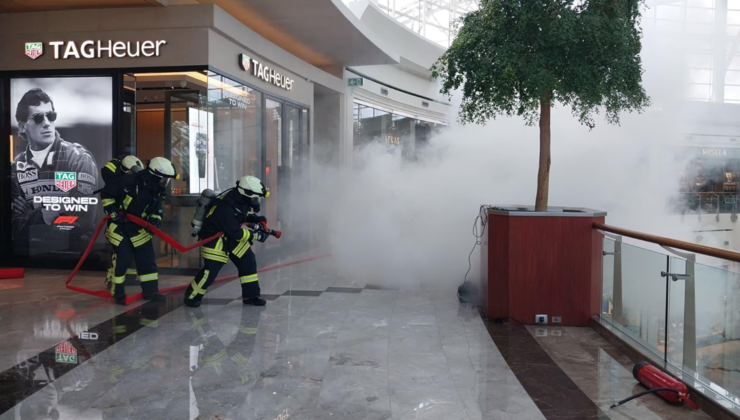 İstinyepark’ta 1.650 Kişilik Yangın ve Tahliye Tatbikatı