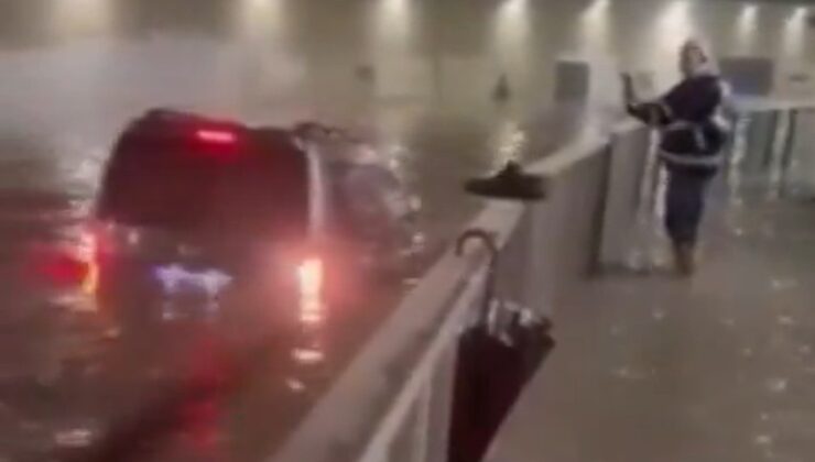 Sağanak Pendik Ve Tuzla’yı Vurdu: Yollar Göle Döndü, Sürücüler Zor Anlar Yaşadı